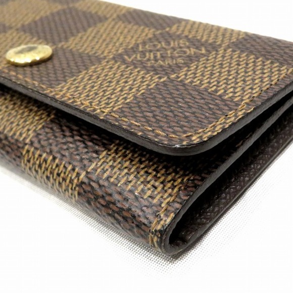 Louis Vuitton Damier Multicle 4 N62631 Row Brand Accessory Key Case Unisex - Picture 7 of 9